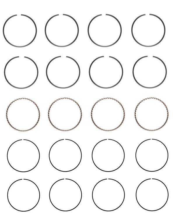S87314-.50 Piston Ring Set for 1992-2001 Honda 2.2L, 2.3L [0.50 mm Undersize]