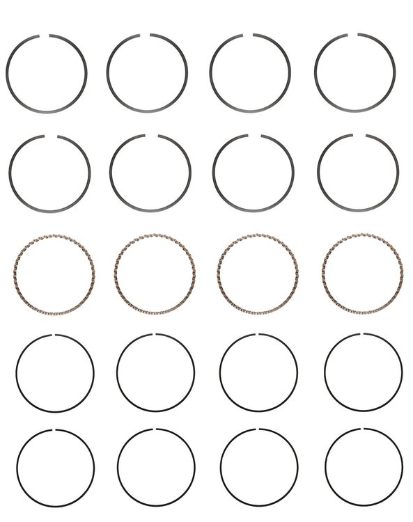 S87654-STD Piston Ring Set for 2000-2007 Chrysler, Dodge 2.4L [Standard Size]