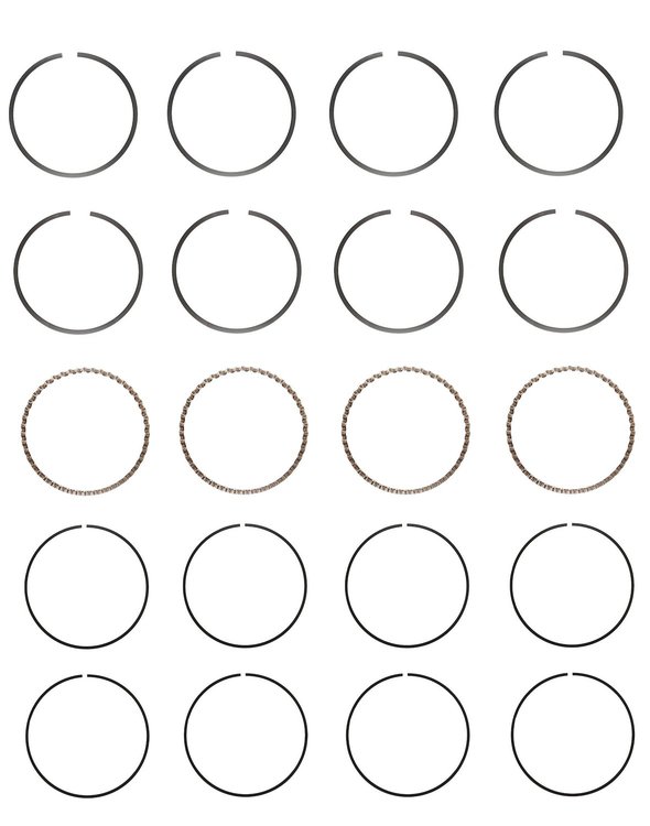 S88124-STD Piston Ring Set for 2008-2020 Chrysler, Dodge 2.4L [Standard Size]