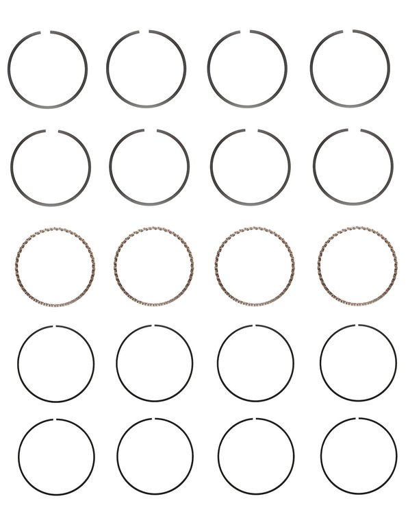 S88144-.50 Piston Ring Set for 2006-2009 Chevrolet 2.4L [0.50 mm Undersize]