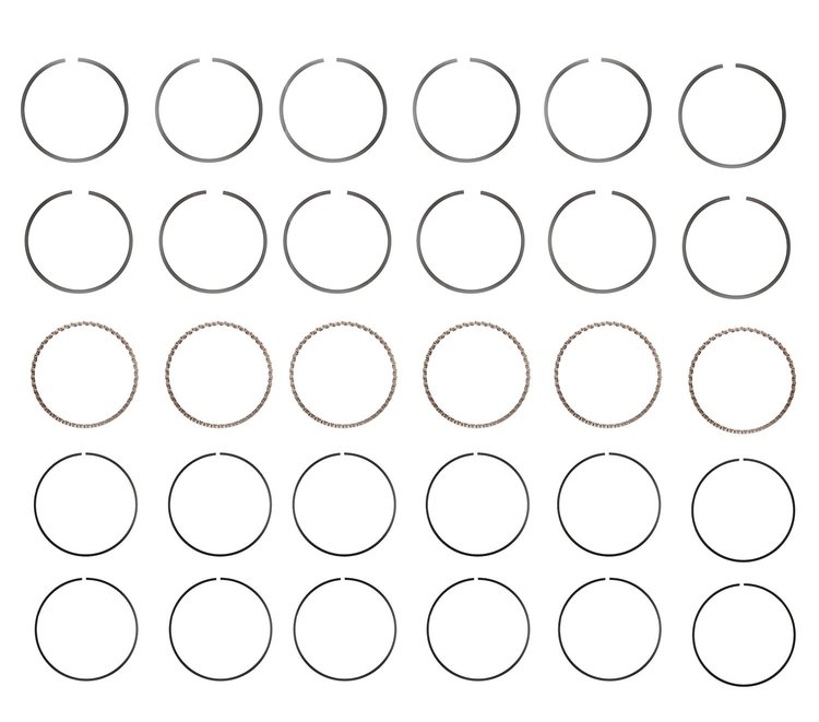 S89416-STD Piston Ring Set for 1999-2019 Saturn, Acura, Honda 3.2L, 3.5L [Standard Size]