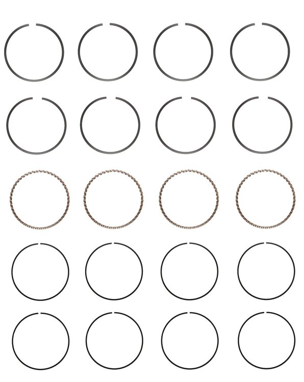 S92154-STD Piston Ring Set for 2002-2005 Subaru, Saab 2.0L [Standard Size]