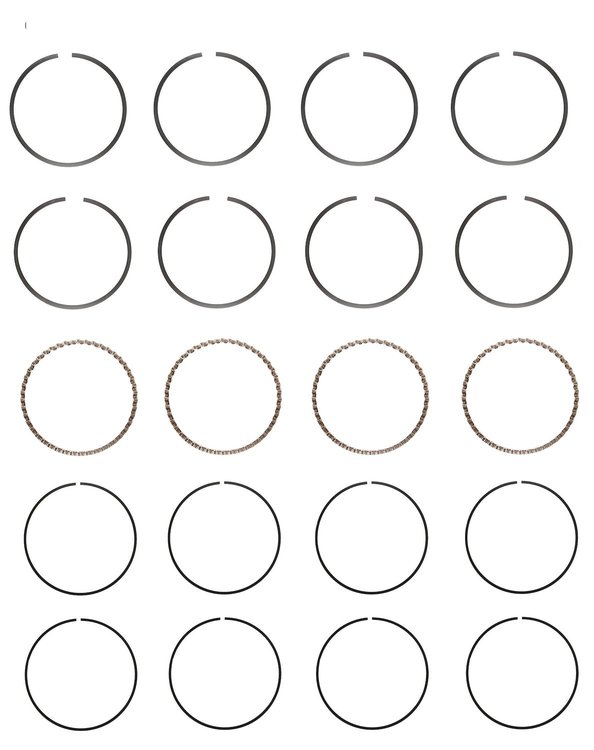 S92174-STD Piston Ring Set for 2009-2013 Suzuki 2.4L [Standard Size]