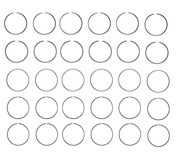 S92516-STD Piston Ring Set for 2007-2020 Ford, Lincoln, Mercury, Mazda 3.5L [Standard Size]