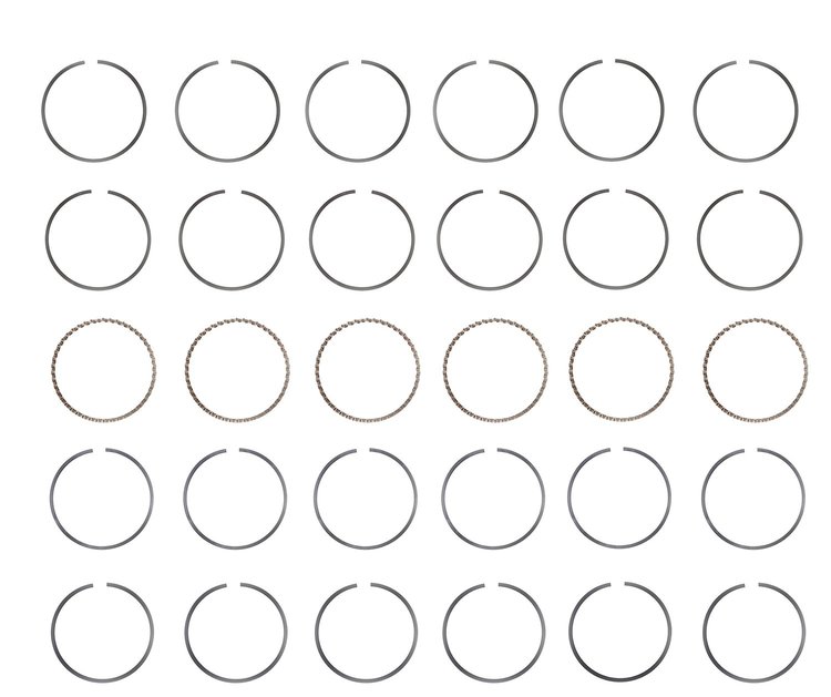 S93136-STD Piston Ring Set for 1990-2010 Chrysler, Dodge 3.3L, 3.7L [Standard Size]