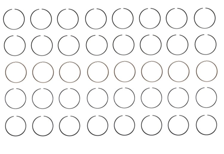 S93138-STD Piston Ring Set for 2000-2007 Dodge 4.7L [Standard Size]