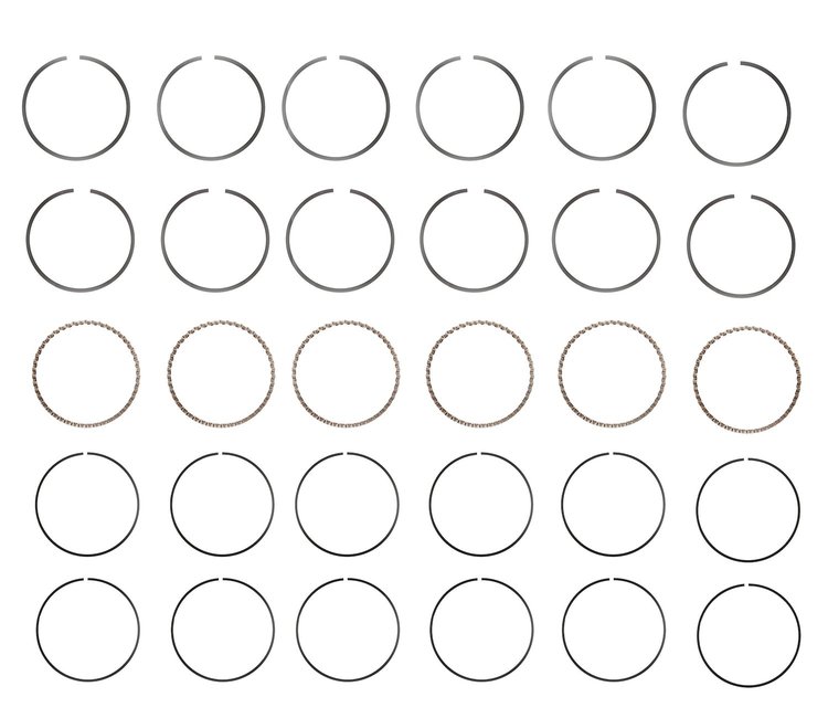 S95116-.50 Piston Ring Set for 2003-2011 Mitsubishi 3.8L [0.50 mm Undersize]