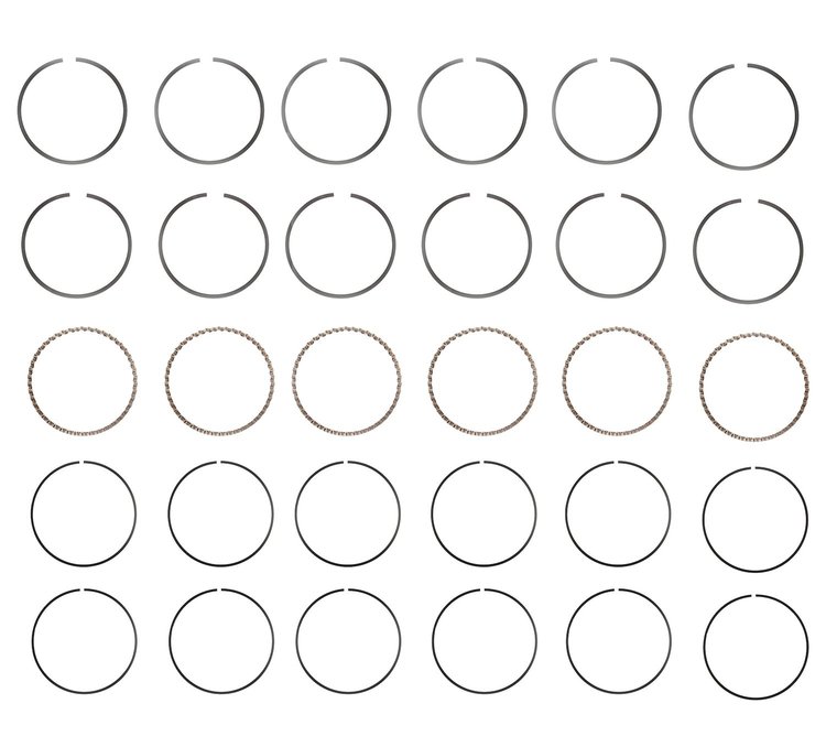 S95536-STD Piston Ring Set for 2009-2017 Ford, Lincoln 3.7L [Standard Size]