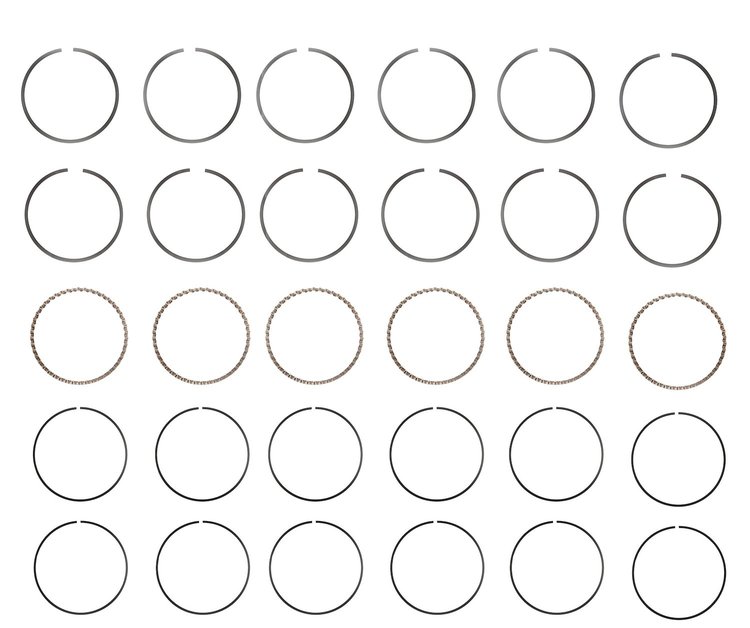 S96836-STD Piston Ring Set for 1996-2008 Ford, Mercury 3.8L, 3.9L, 4.2L [Standard Size]