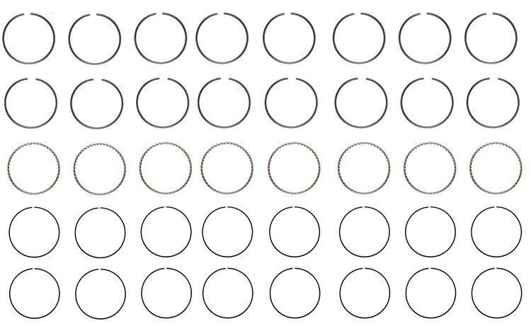 S98118-STD Piston Ring Set for 2004-2017 Nissan, INFINITI 4.0L, 5.6L [Standard Size]