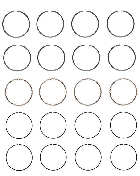 S99524-STD Piston Ring Set for 2004-2014 Subaru, Saab 2.5L [Standard Size]