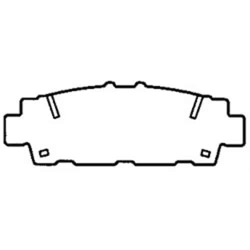 Z16 Evolution Ceramic Clean Ride Scorched Brake Pads