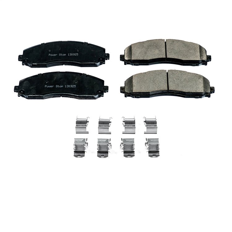 Z17 Evolution Ceramic Rear Brake Pads Fits Select Late Model Ford Models
