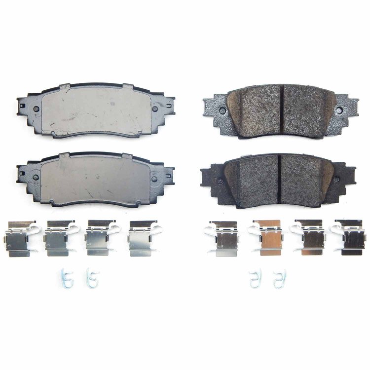 17-1879B Rear Z17 Low-Dust Ceramic Brake Pads w/Hardware