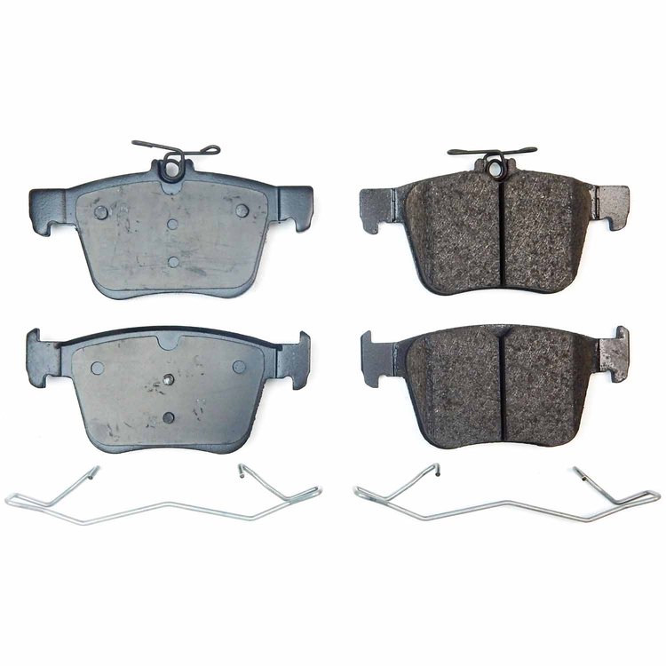 17-2255 Rear Z17 Low-Dust Ceramic Brake Pads w/Hardware