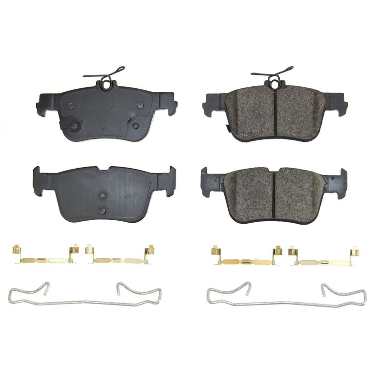 17-2384 Rear Z17 Low-Dust Ceramic Brake Pads w/Hardware