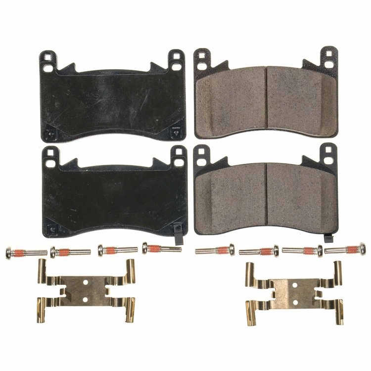 17-2418 Front Z17 Low-Dust Ceramic Brake Pads w/Hardware
