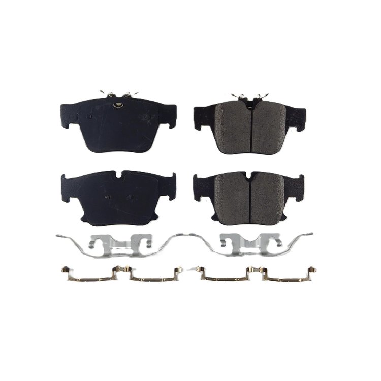 Rear Z17 Evolution Brake Pad Set w/Hardware Fits Select BMW 540i xDrive, 740i, 740i xDrive, i5, i7 [Ceramic]