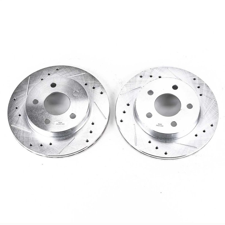 Power Stop Drilled And Slotted Brake Rotor