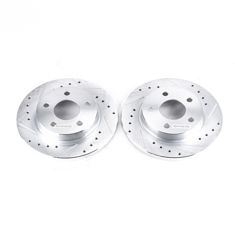 Power Stop Drilled And Slotted Brake Rotor
