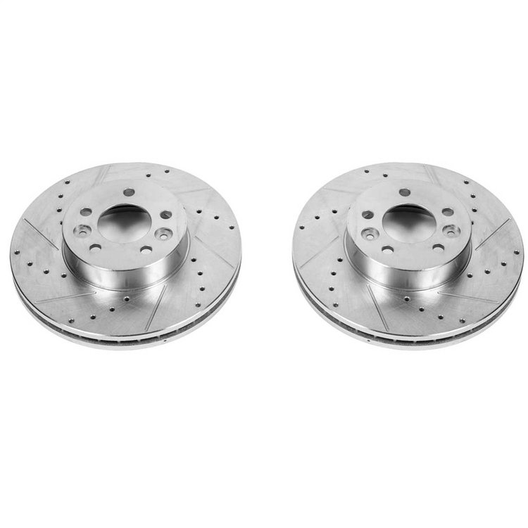 Power Stop Drilled And Slotted Brake Rotor
