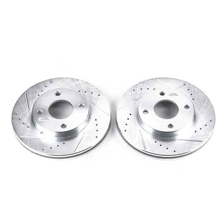 Power Stop Drilled And Slotted Brake Rotor