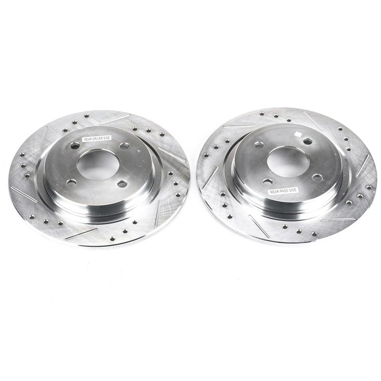 Power Stop Drilled And Slotted Brake Rotor