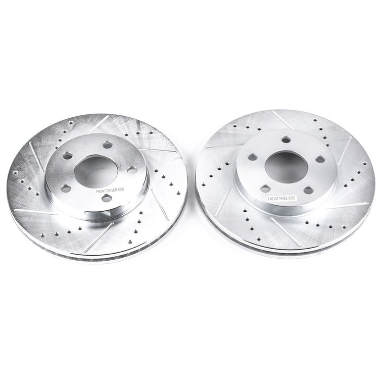 Power Stop Drilled And Slotted Brake Rotor
