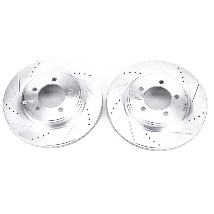 Power Stop Drilled And Slotted Brake Rotor