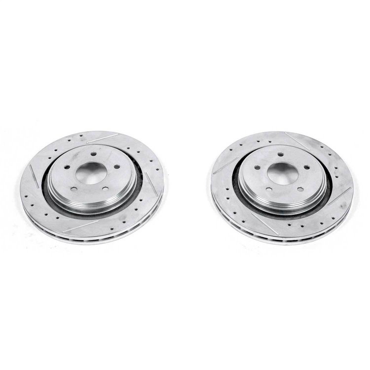 Power Stop Drilled And Slotted Brake Rotors