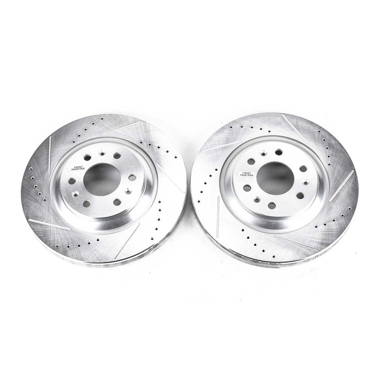 Power Stop Drilled And Slotted Brake Rotor
