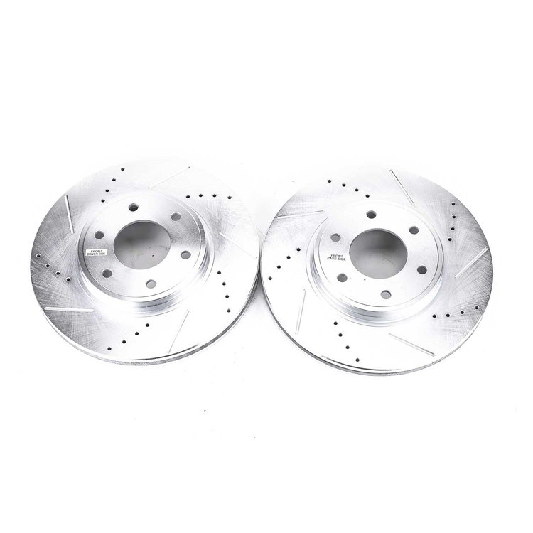 Power Stop Drilled And Slotted Brake Rotor