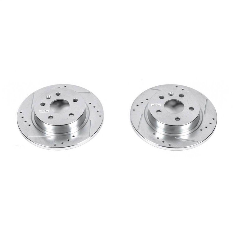 Power Stop Drilled And Slotted Brake Rotor