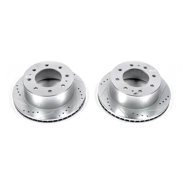 Cross Drilled And Slotted Brake Rotor Rear