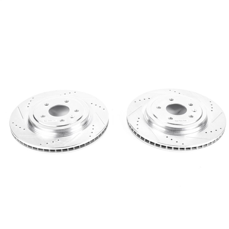 DRILLED&SLOTTED RTR PAIR Rear 2015-14 CHEVROLET Corvette/