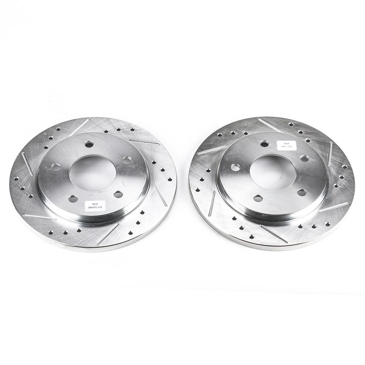 Power Stop Drilled And Slotted Brake Rotor