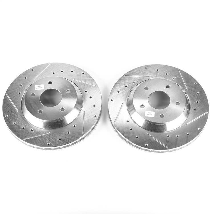Power Stop Drilled and Slotted Brake Rotors