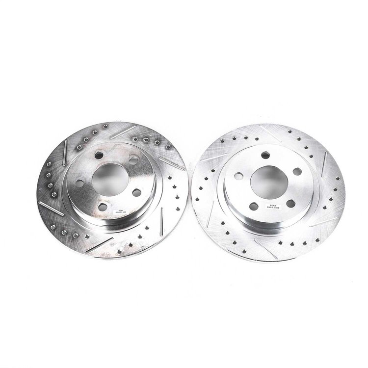 Power Stop Drilled And Slotted Brake Rotor