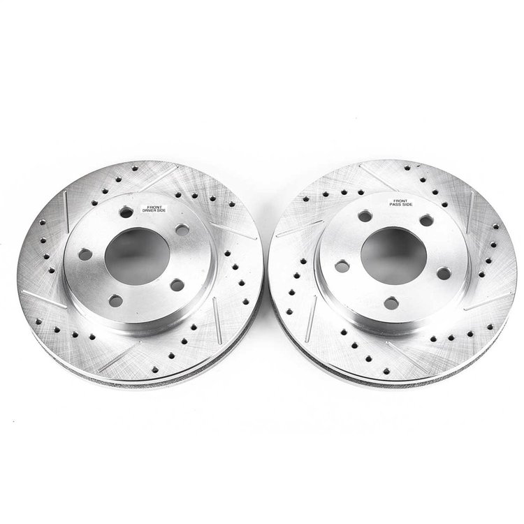 Power Stop Drilled And Slotted Brake Rotor