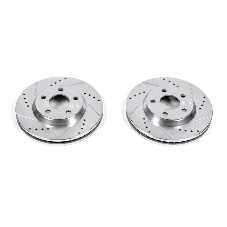 Power Stop Drilled And Slotted Brake Rotor