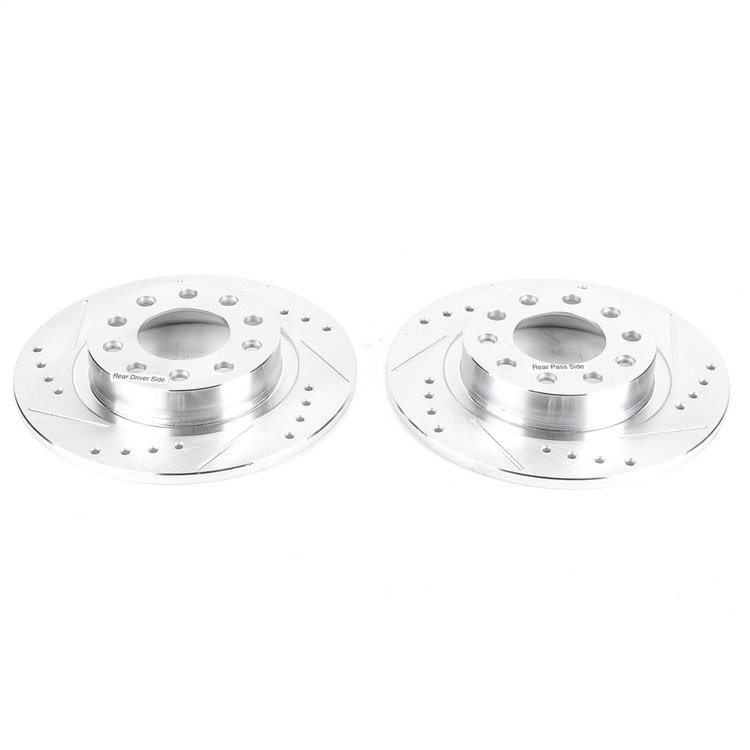 Power Stop Drilled And Slotted Brake Rotor