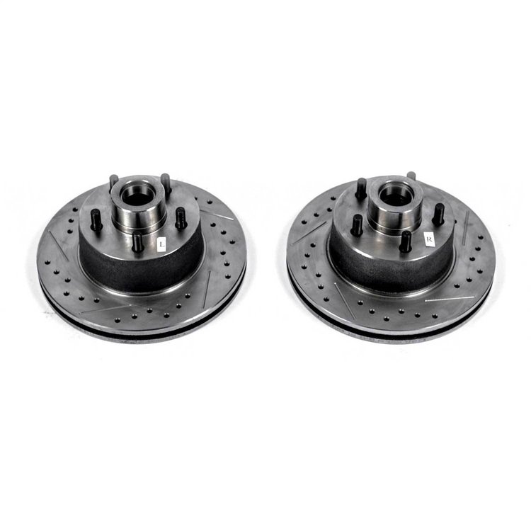 Power Stop Drilled And Slotted Brake Rotor
