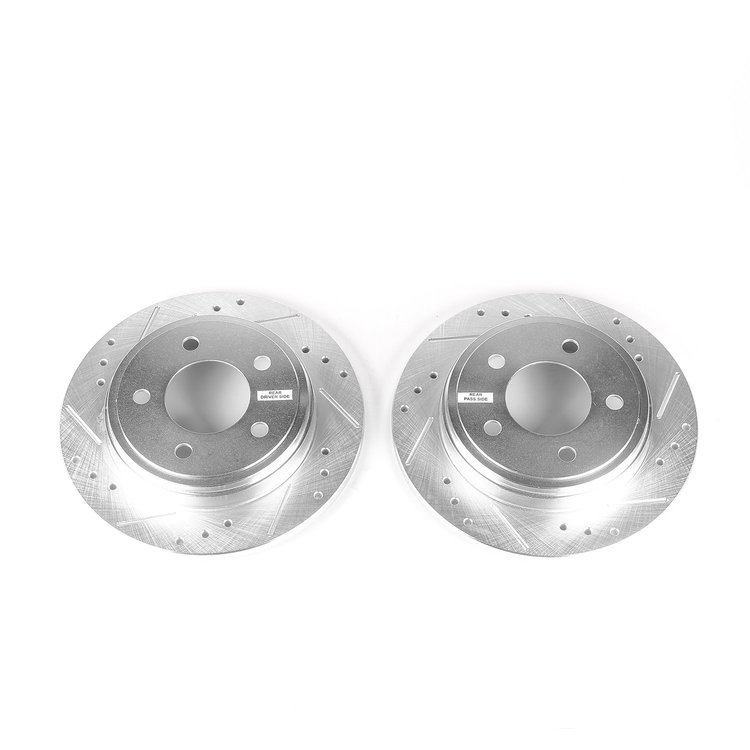 Power Stop Drilled And Slotted Brake Rotor