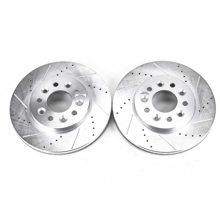 Power Stop Drilled And Slotted Brake Rotor