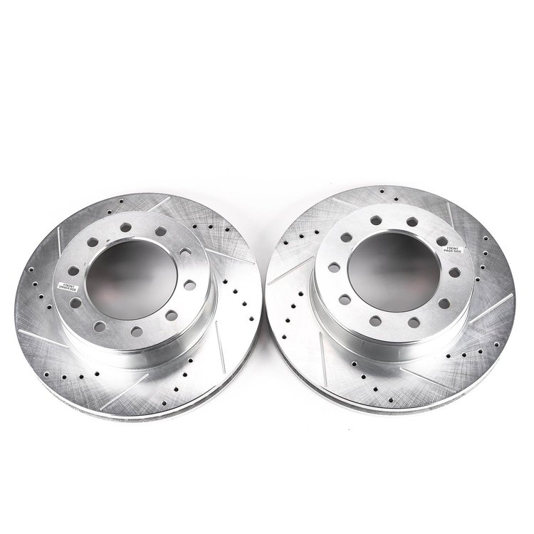 Power Stop Drilled And Slotted Brake Rotor
