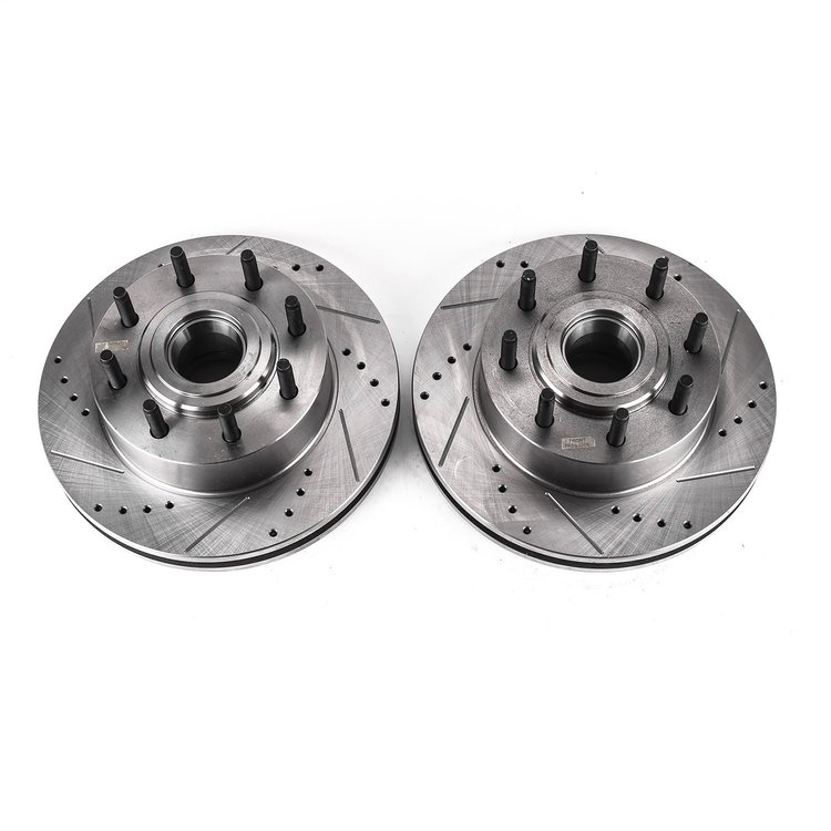 Power Stop Drilled And Slotted Brake Rotor