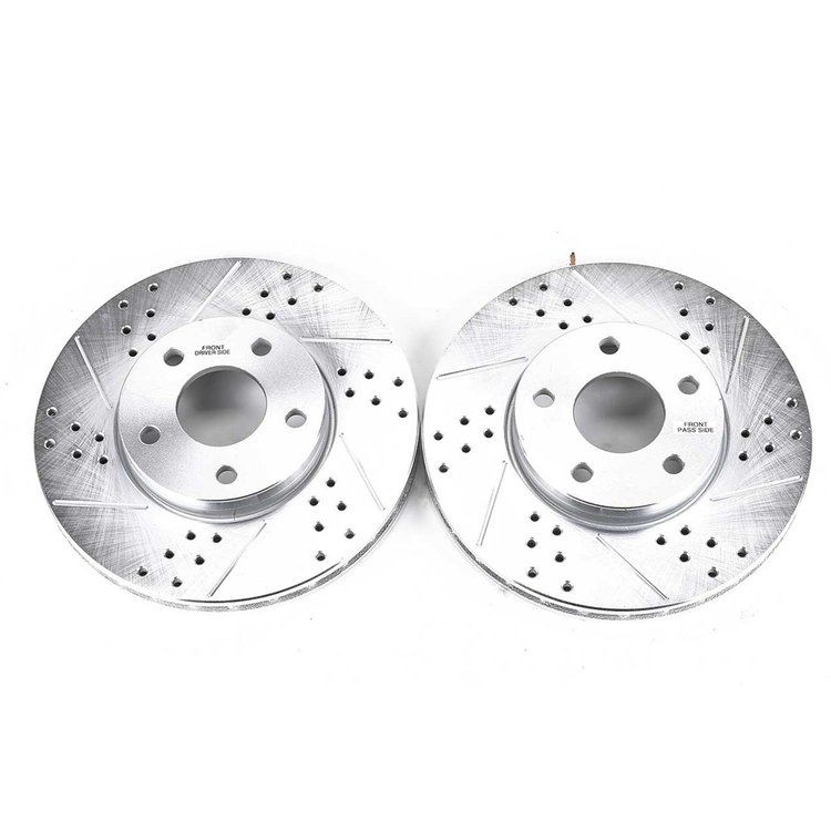 Power Stop Drilled And Slotted Brake Rotor