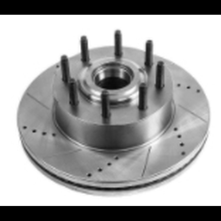 Evolution Drilled and Slotted Brake Rotor, Rear