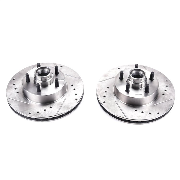 DRILLED&SLOTTED RTR PAIR Front 2011-10 FORD Ranger/