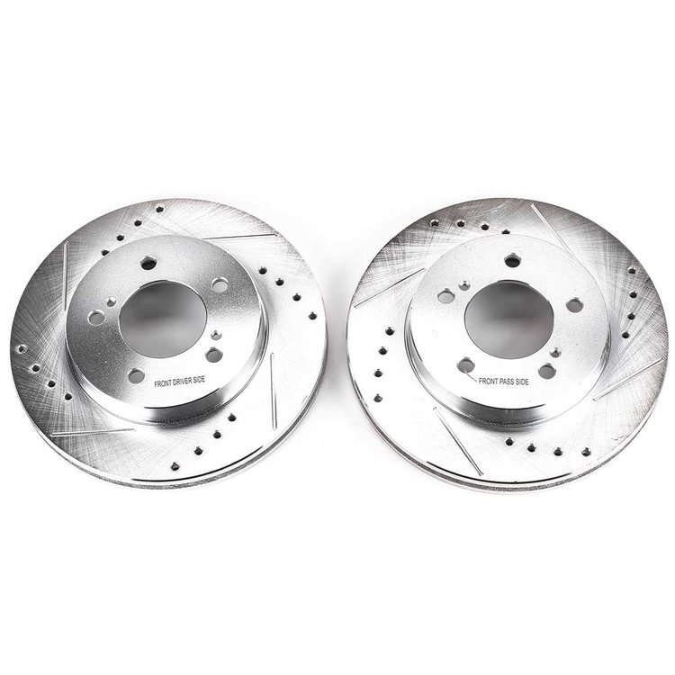 Power Stop Drilled And Slotted Brake Rotor